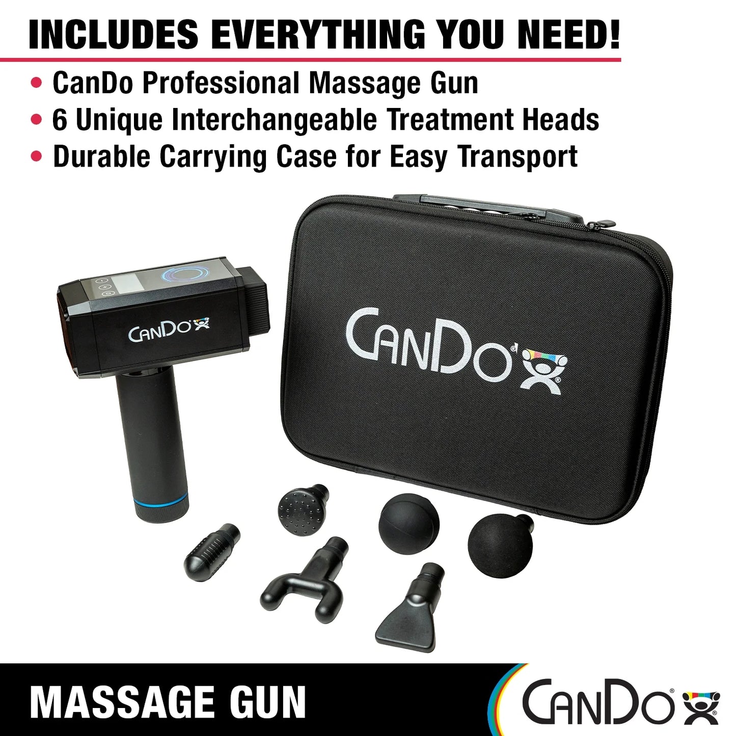 CanDo Complete Massage Gun Set