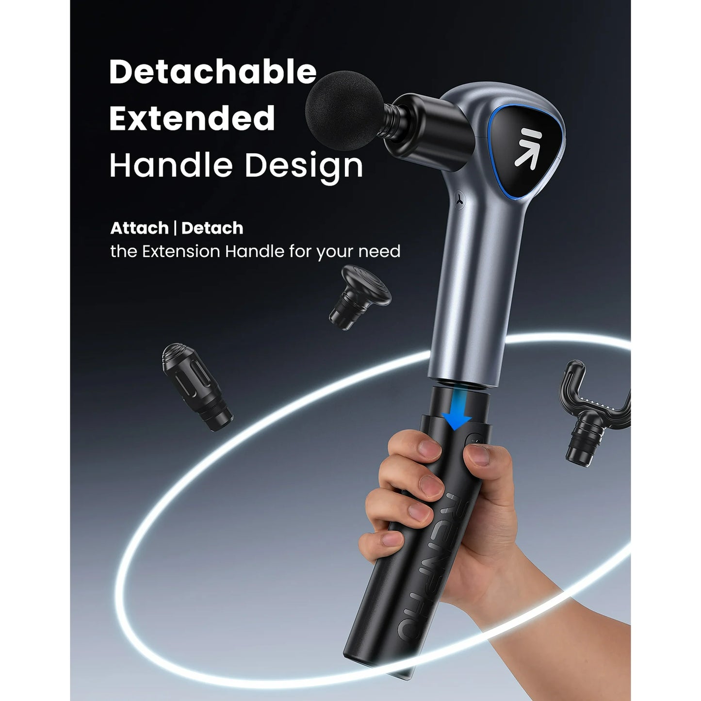 RENPHO Extended Reach Massage Gun