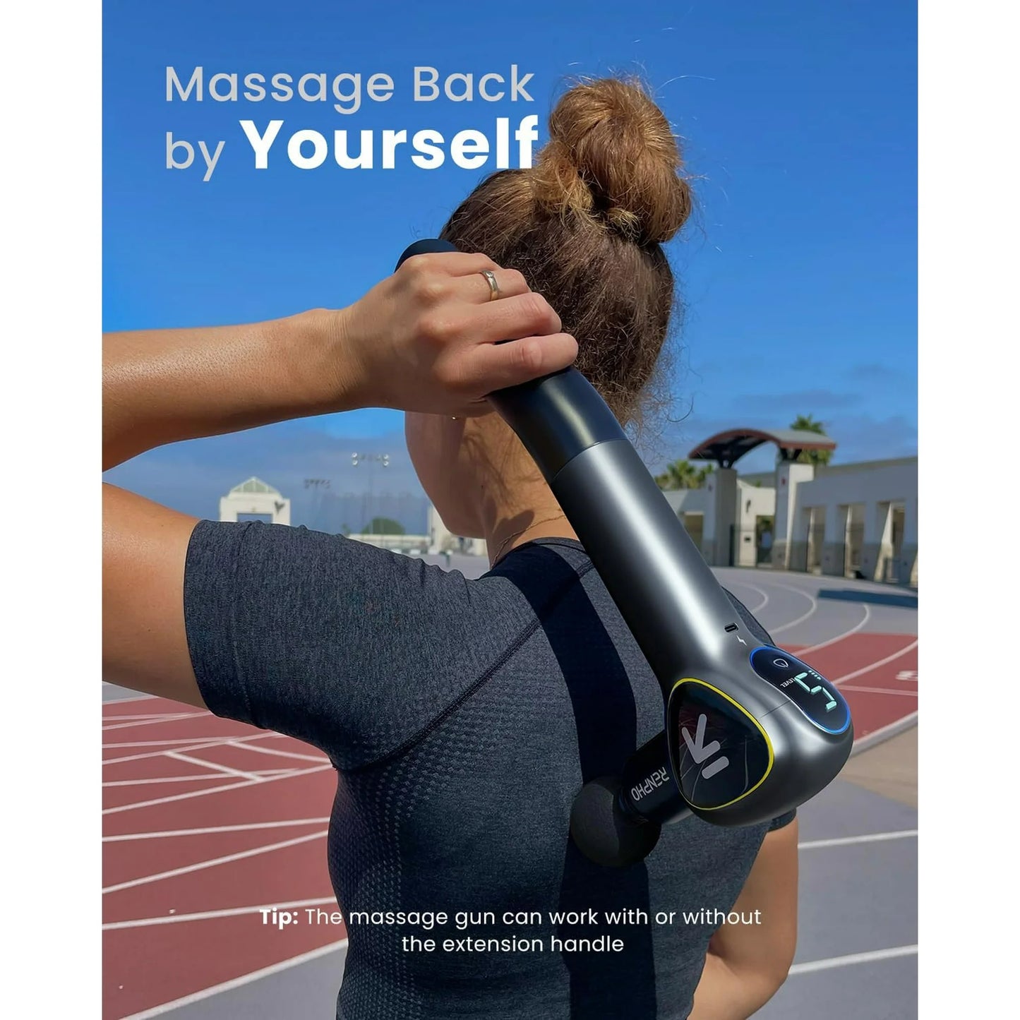 RENPHO Extended Reach Massage Gun