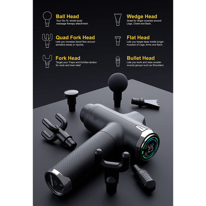 Fusion Black Pro Muscle Massage Gun